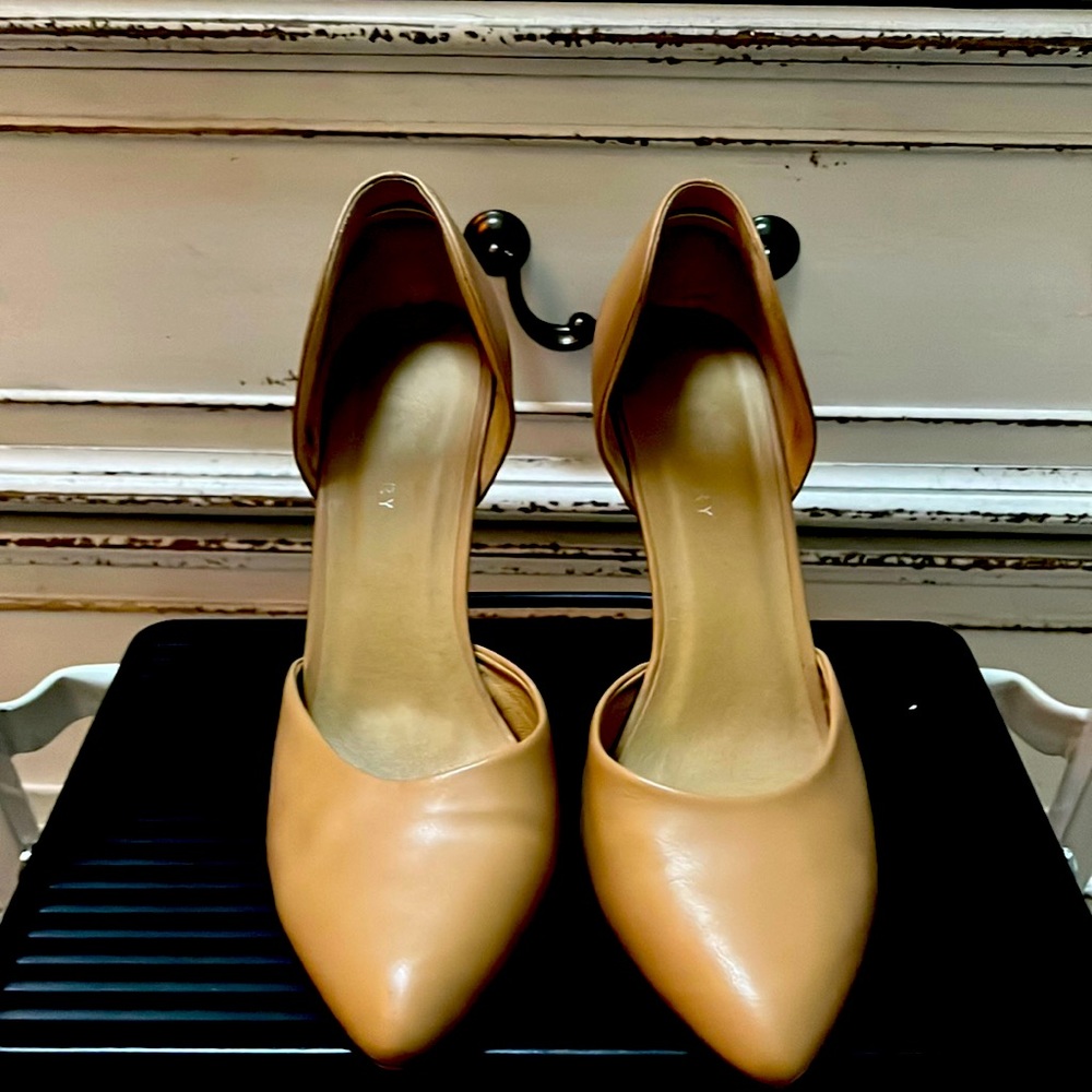 Tan shoes